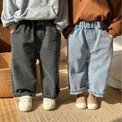 The Denim Wide Leg Jeans - The Tribe of Lion