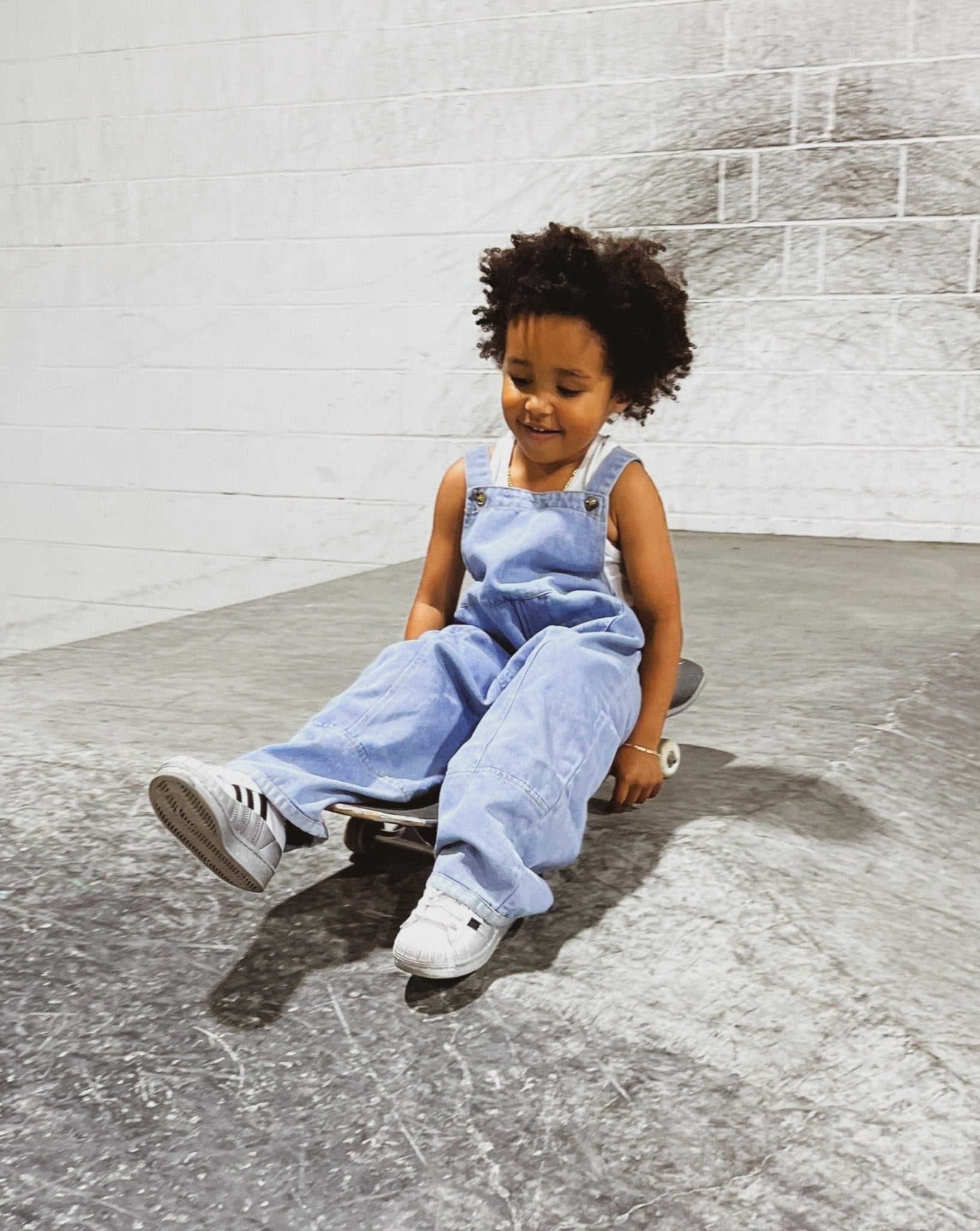 The Oversized Denim Dungaree - The Tribe of Lion